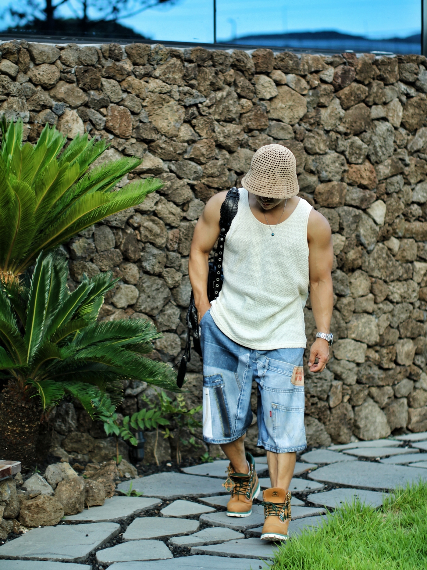 KASINA x Timberland 6 In Premium Vibram GTX Wheat, Kasina x Timberland 6 In Premium Vibram Gtx Wheat - Wide 착용 스타일 - 3