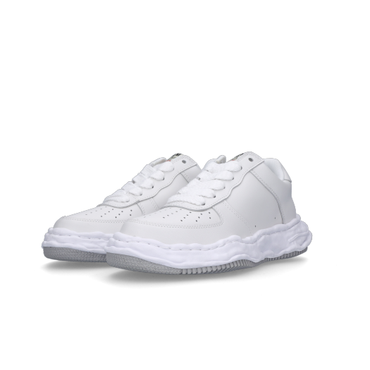 Maison Mihara Yasuhiro Wayne OG Sole Leather Low-top Sneakers White