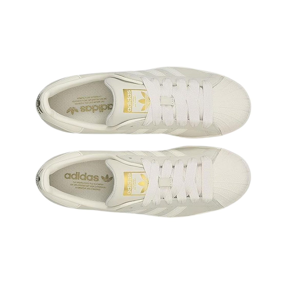 아디다스 오리지널스 슈퍼스타 원더 화이트 골드 메탈릭(Adidas Originals Superstar Wonder White Gold Metallic) - 2
