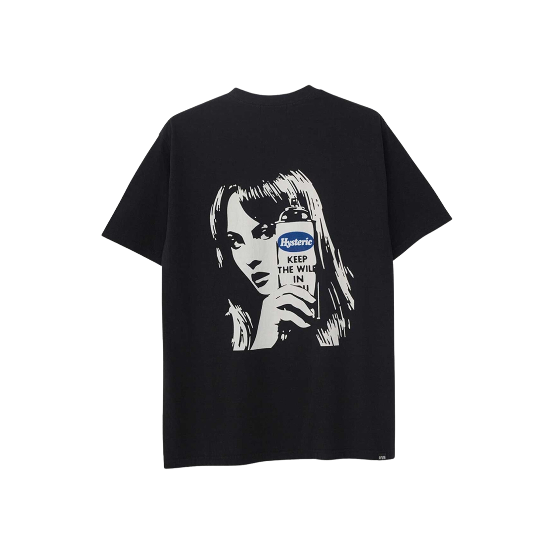 Hysteric Glamour Graffiti Girl T-Shirt Black 상세 이미지 2