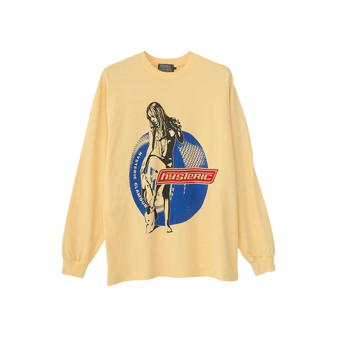 Hysteric Glamour Hysteric Motor Girl T-Shirt Yellow 상세 이미지 1