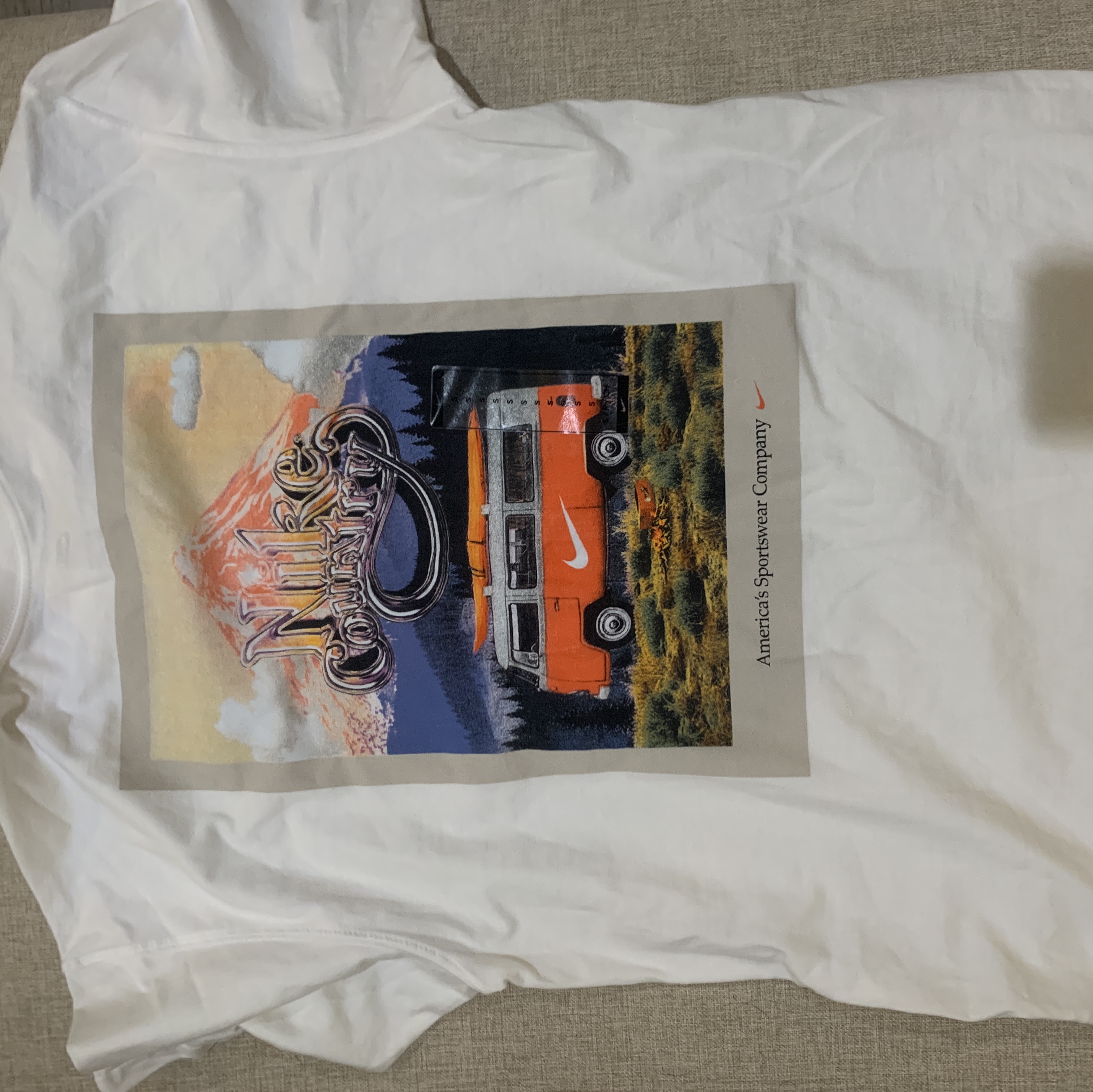 Nike x Stussy SS BR Spiridon T-Shirt White - US/EU 착용 스타일