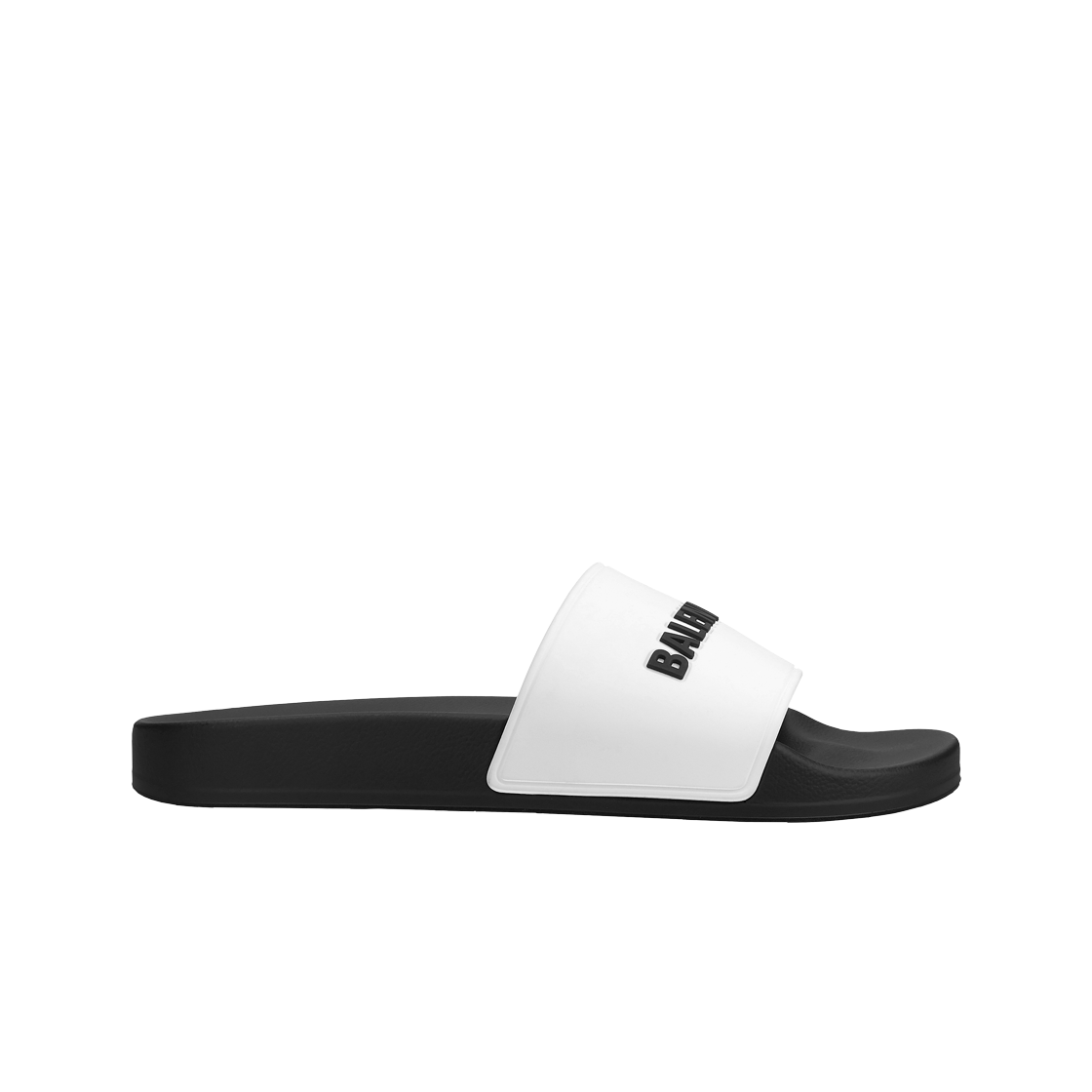565547W1S879010 (W) Balenciaga Pool Slide Black White
