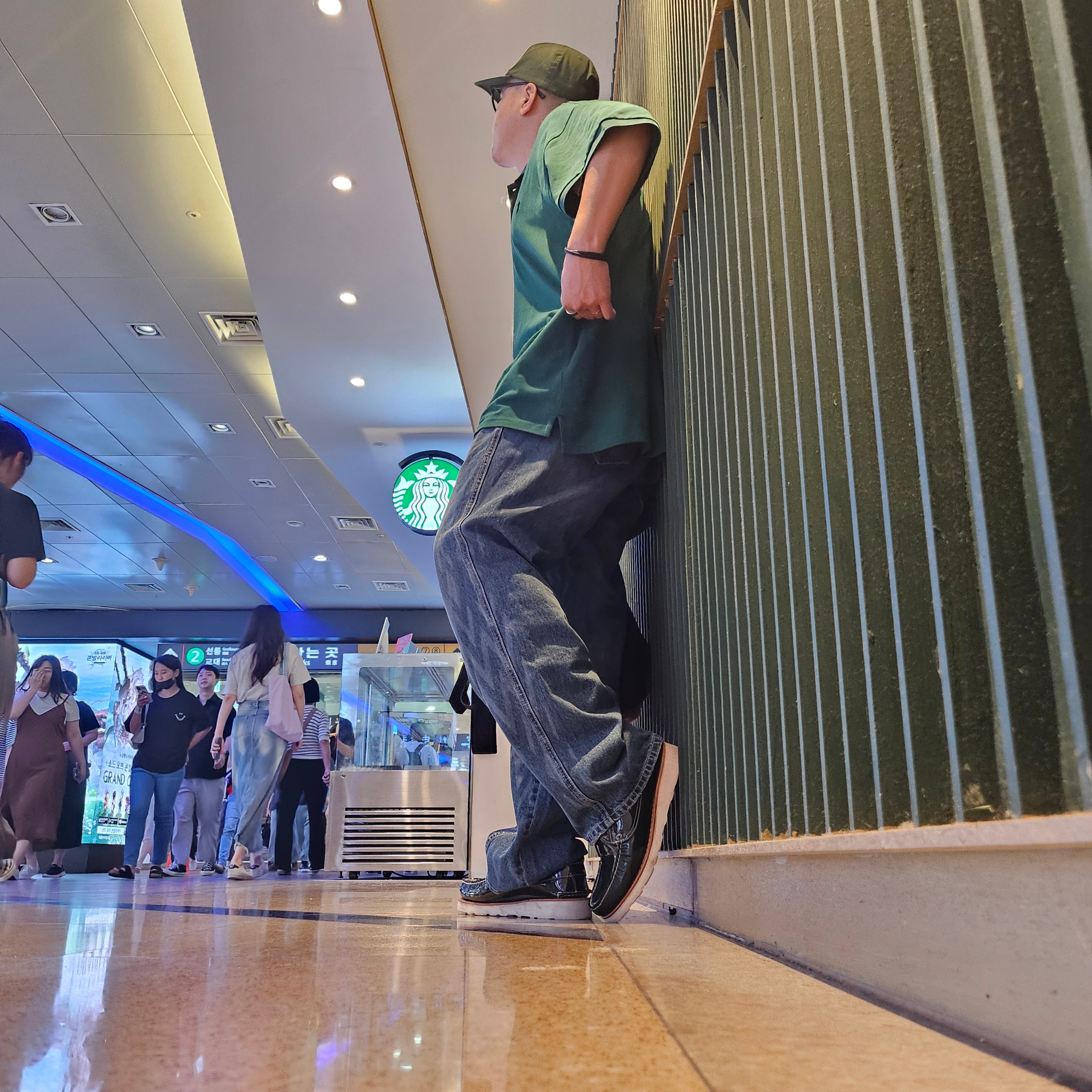 KASINA x Timberland 3 Eye Wedge Vibram Dark Green, Human Made 5-Panel Twill Cap #1 Green 착용 스타일 - 3