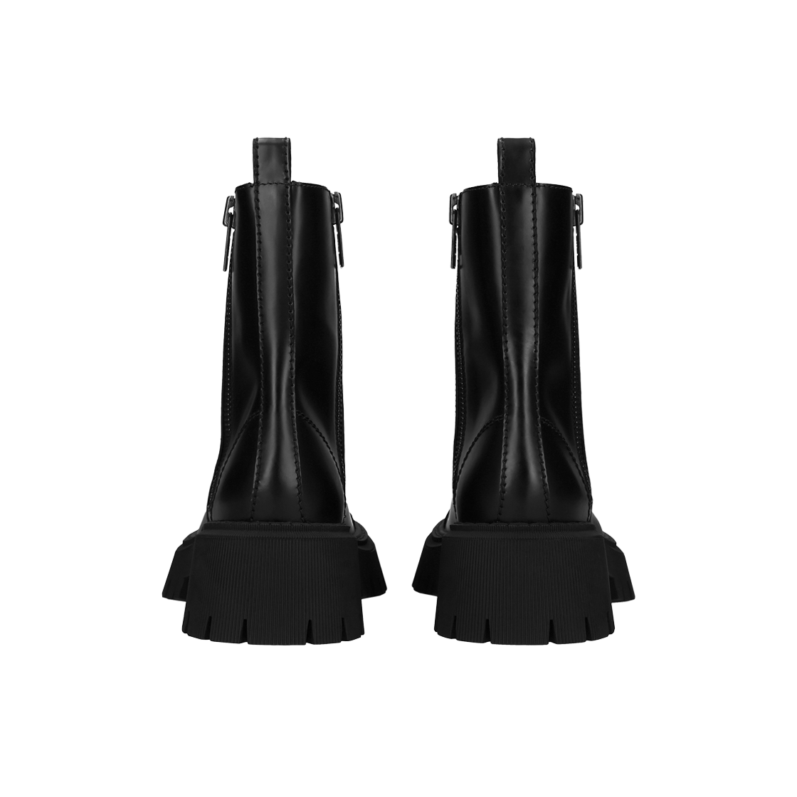 (W) 발렌시아가 트랙터 20mm 레이스업 부츠 블랙((W) Balenciaga Tractor 20mm Lace-Up Boot Black) - 4