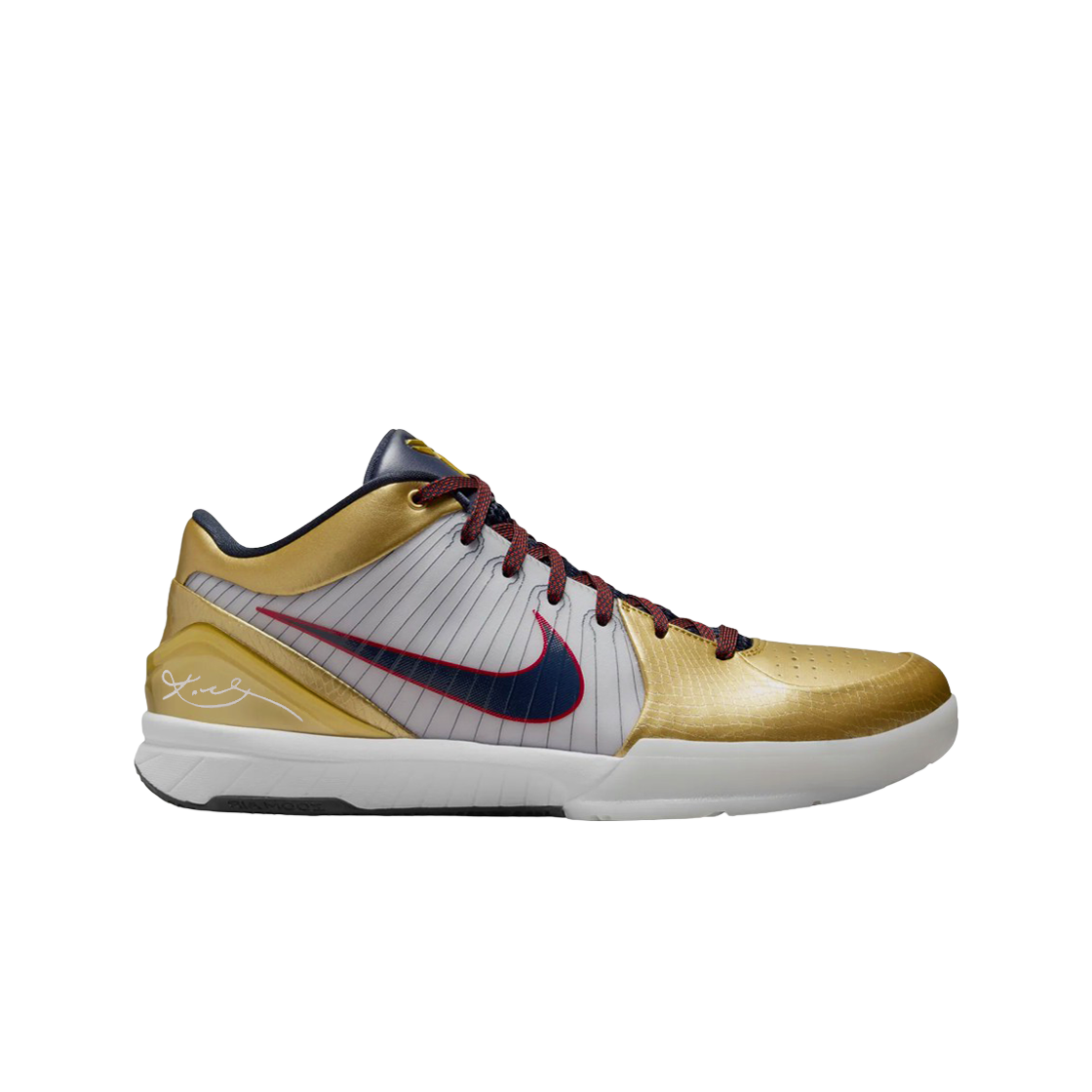 나이키 코비 4 프로트로 메탈릭 골드 앤 다크 옵시디언(Nike Kobe 4 Protro Metallic Gold and Dark Obsidian)