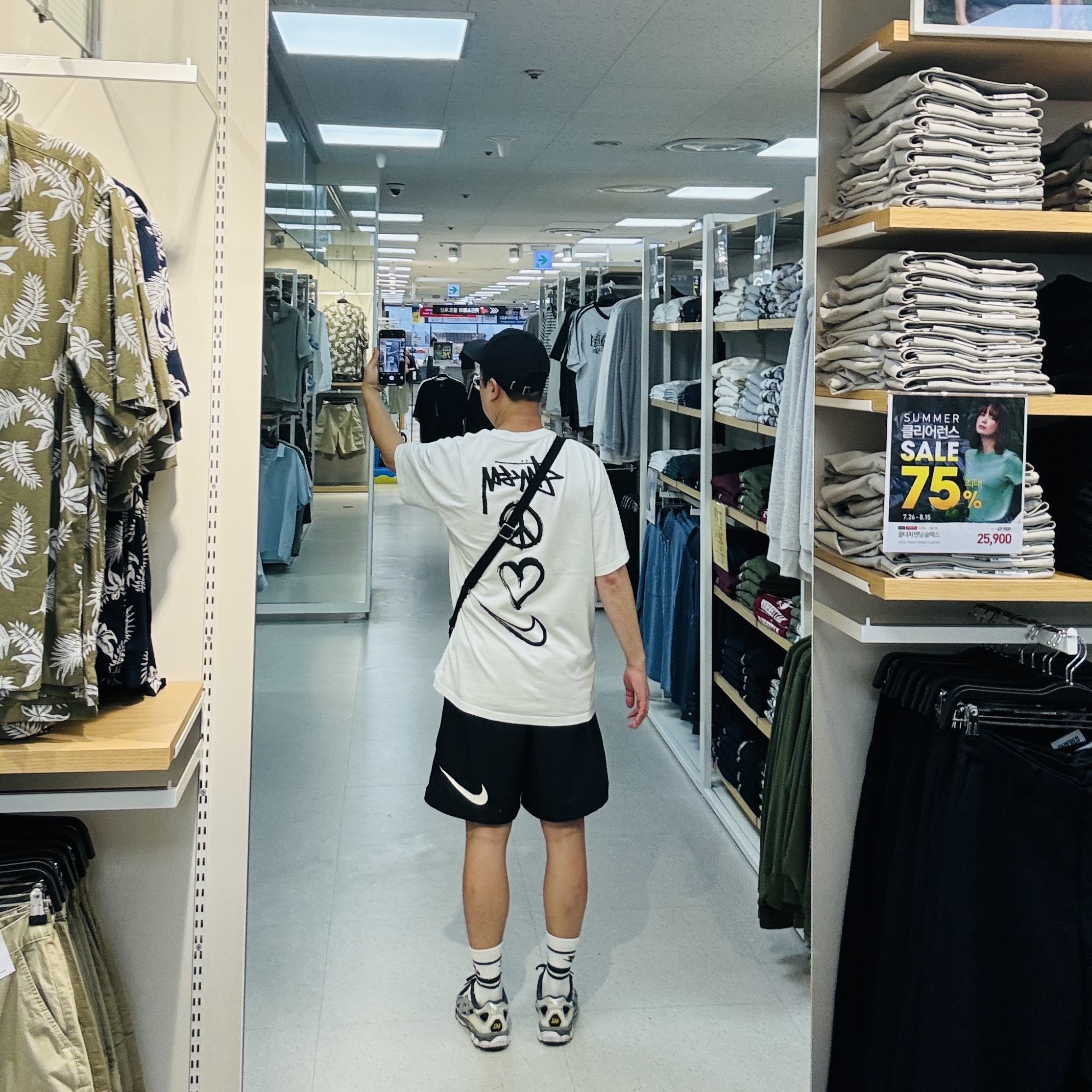 Stussy Bio Washed Big Logo Low Pro Cap Black, Nike x Stussy NRG RA T-Shirt Summit White (DM4942-121) ์ฐฉ์ฉ ์คํ์ผ - 2