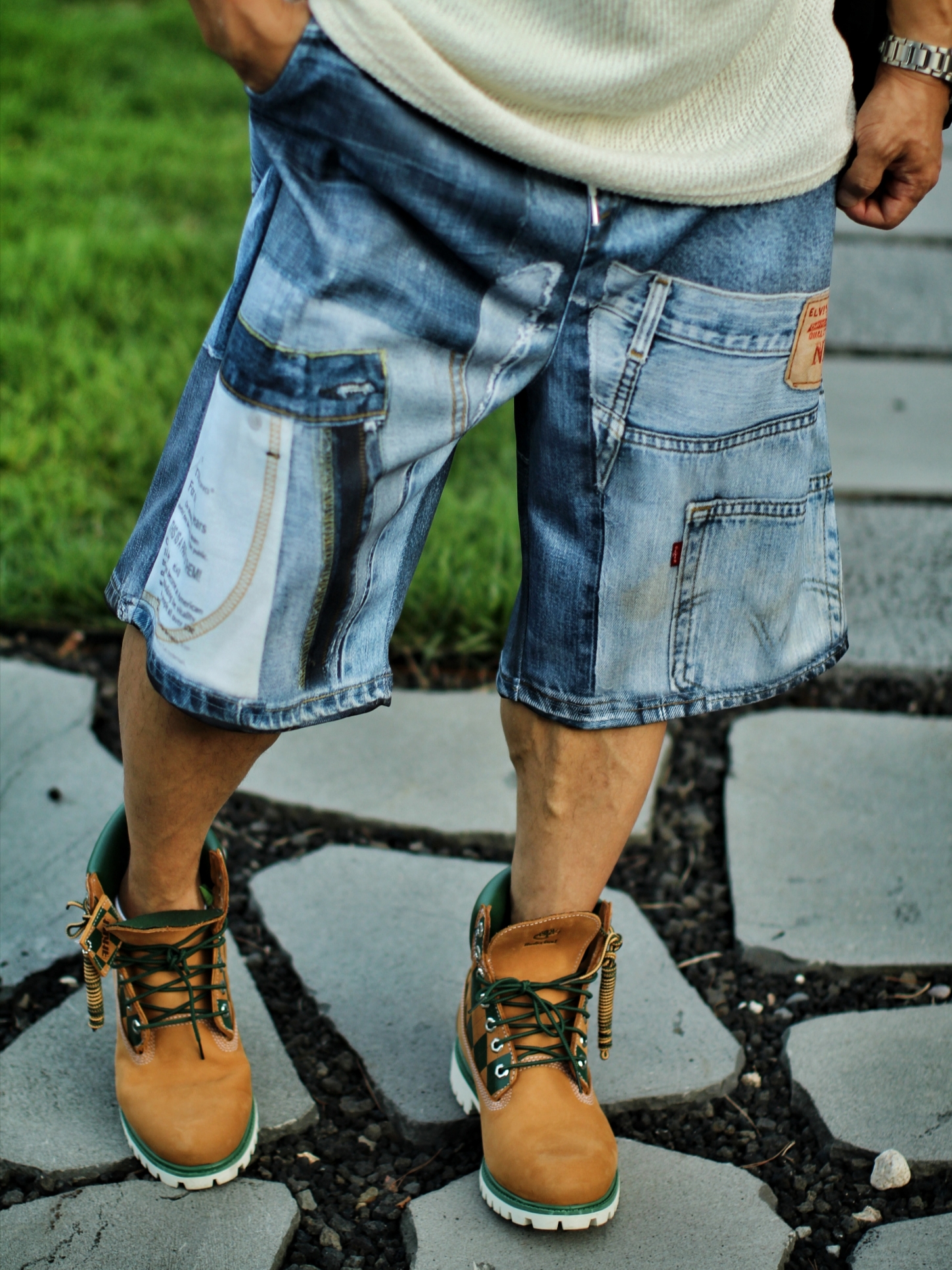 KASINA x Timberland 6 In Premium Vibram GTX Wheat, Kasina x Timberland 6 In Premium Vibram Gtx Wheat - Wide 착용 스타일 - 5