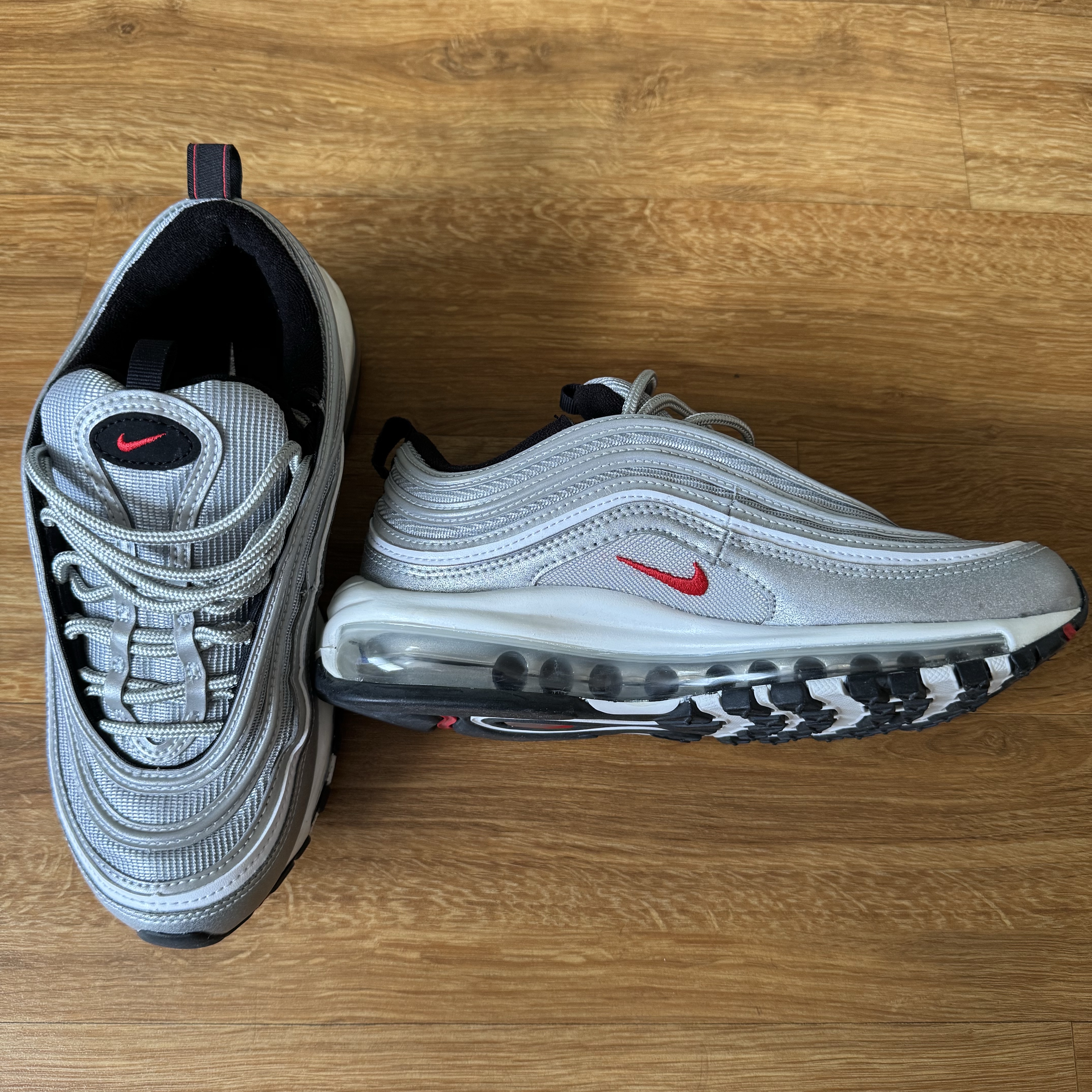 (W) Nike Air Max 97 OG Silver Bullet 2022 착용 스타일