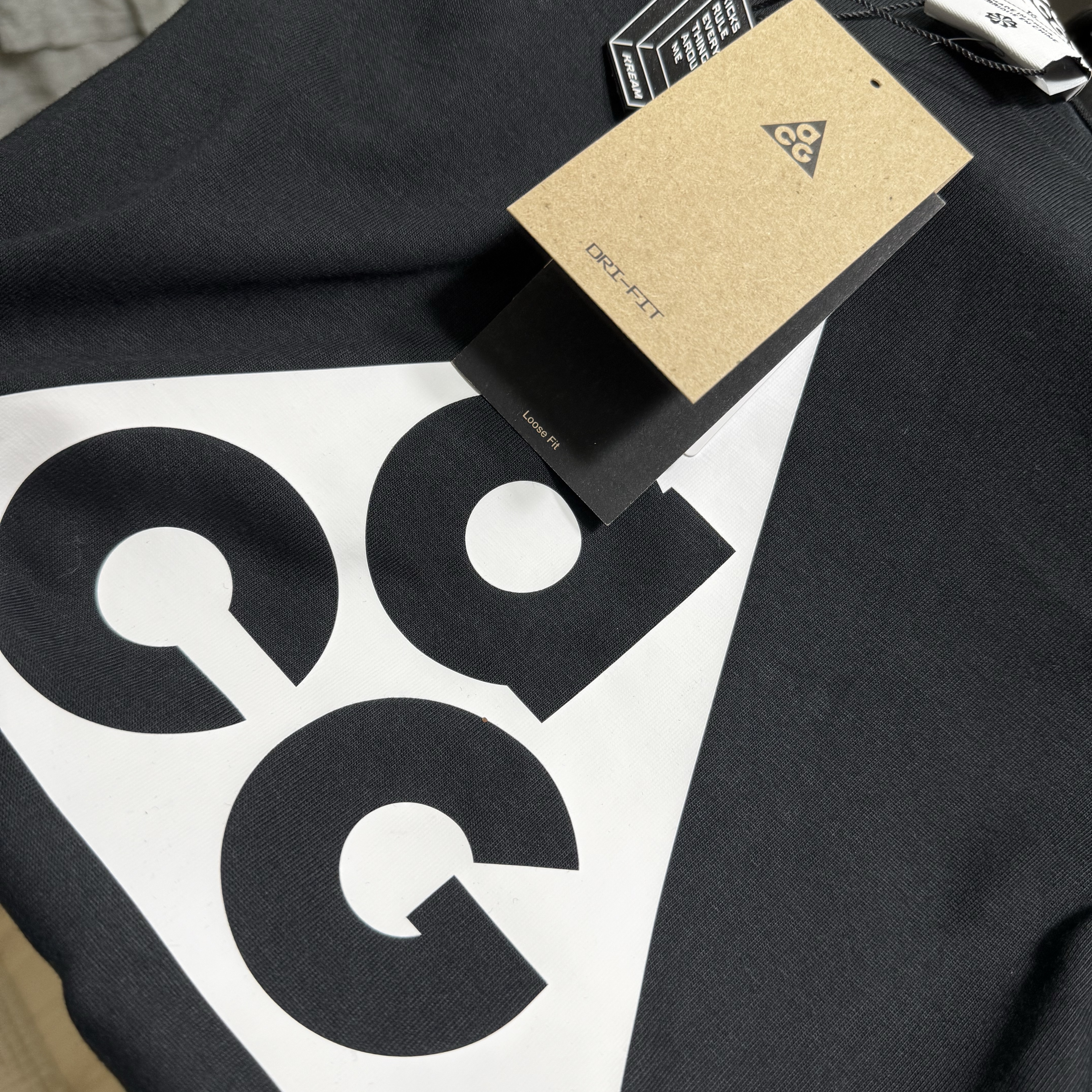Nike ACG HBR Short Sleeve T-Shirt Black - Asia 착용 스타일