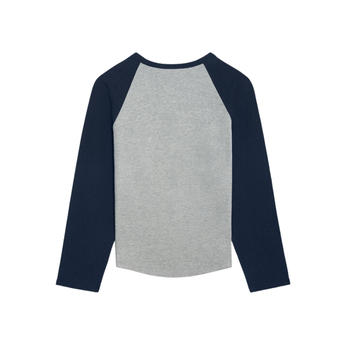 (W) Celine Paris T-Shirt In Cotton Jersey Grey Melange Navy 상세 이미지 2