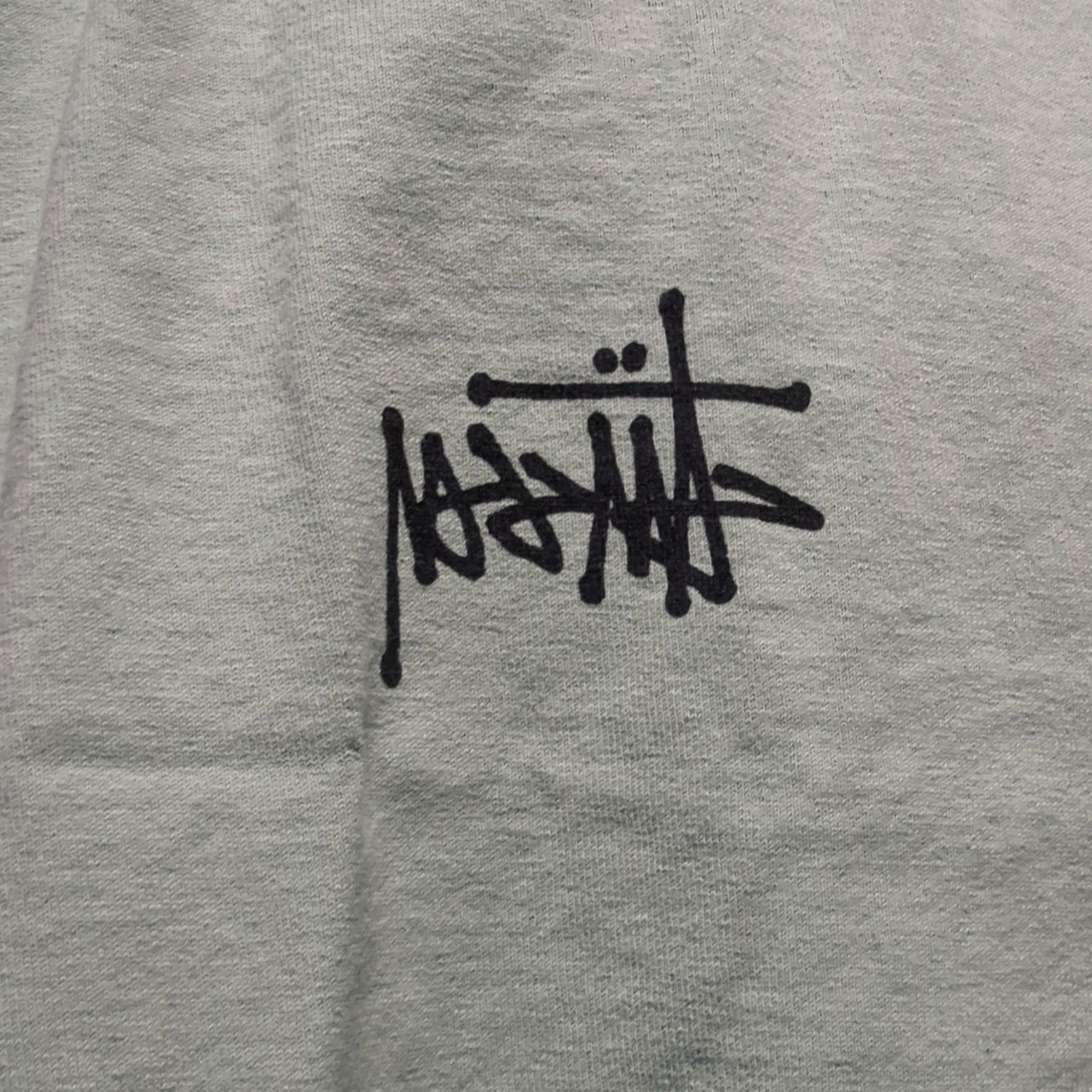 Stussy California Grown Pigment Dyed T-Shirt Granite 착용 스타일 - 2