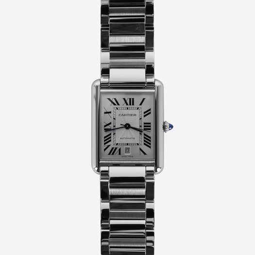 Cartier Tank Must Watch Extra Large Automatic Steel Bracelet Steel