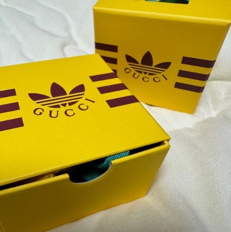 Gucci x Adidas Interlocking G Ring Silver 착용 스타일