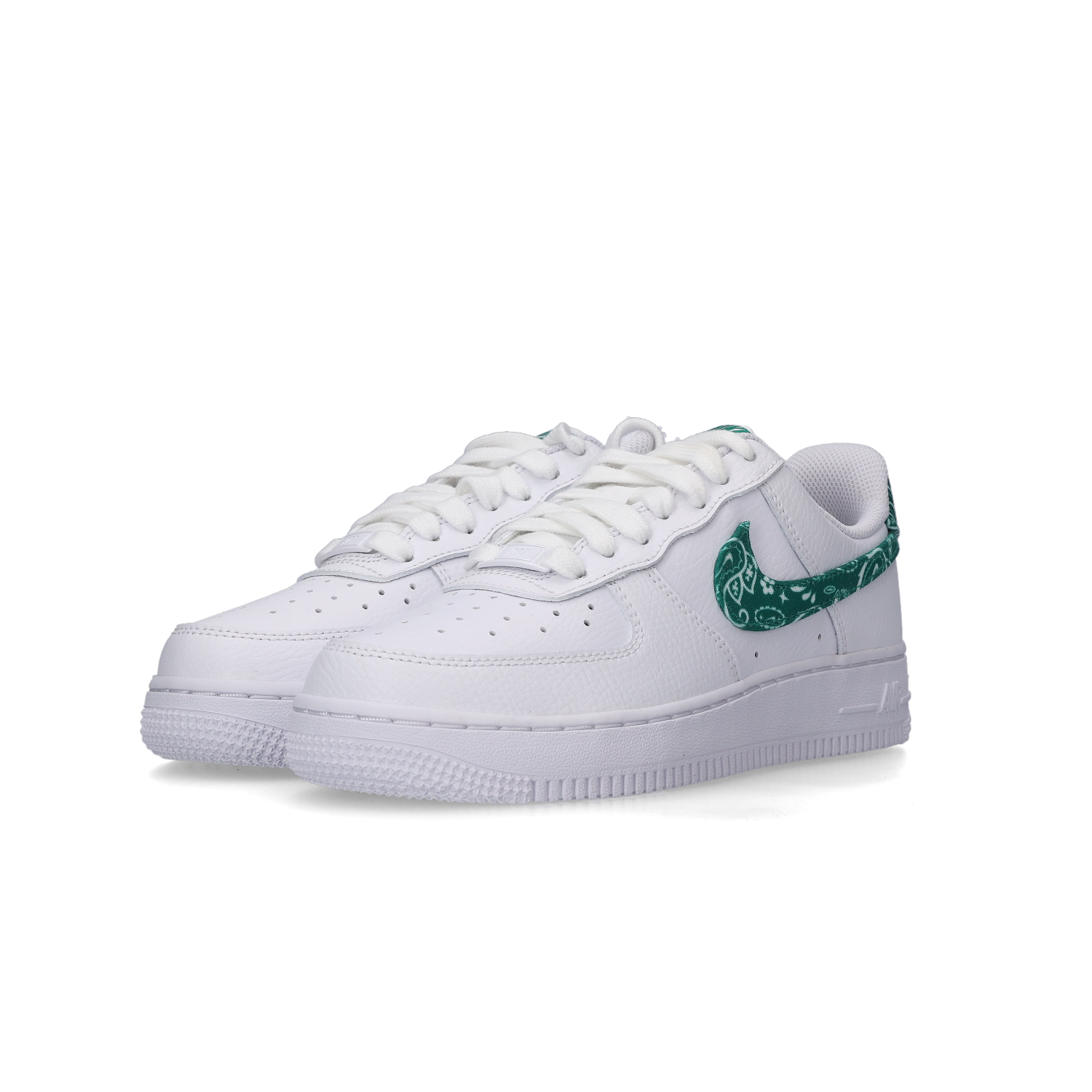 (W) Nike Air Force 1 '07 Essential Paisley Swoosh White Malachite