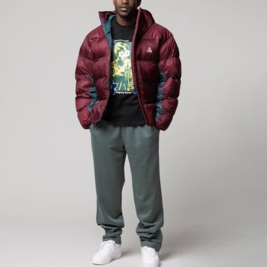 Nike ACG Therma-Fit ADV Lunar Lake Puffer Jacket Night Maroon - Asia 착용 스타일