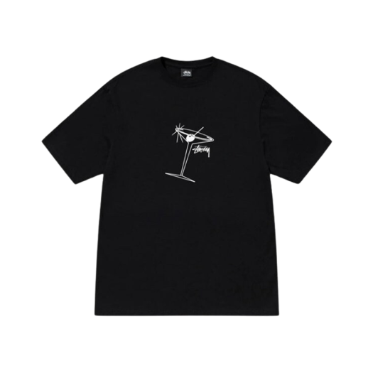 Stussy Martini T-Shirt Black