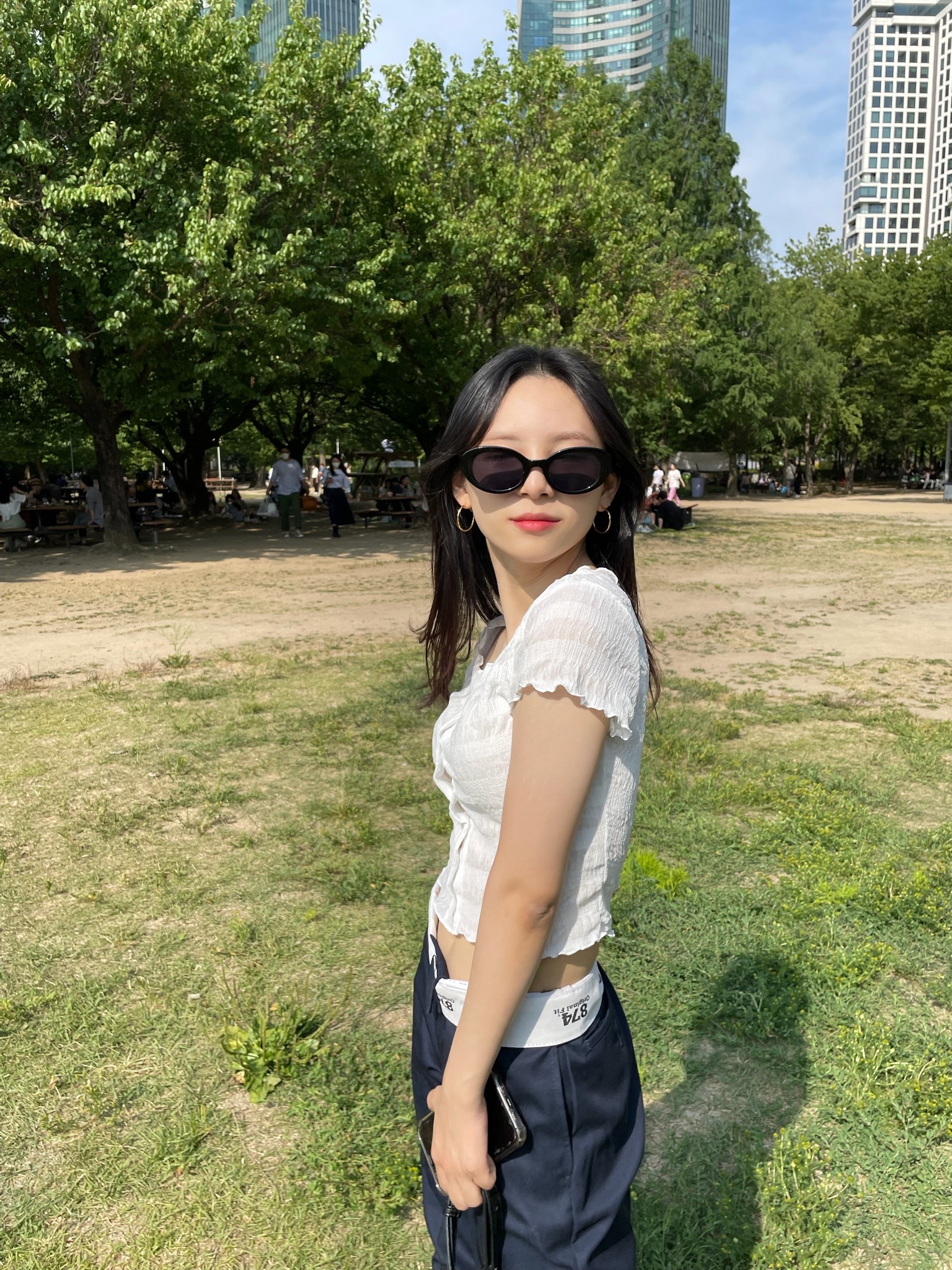 Dickies Original 874 Work Pant Black, Dickies Original 874 Work Pant Dark Navy 착용 스타일 - 2