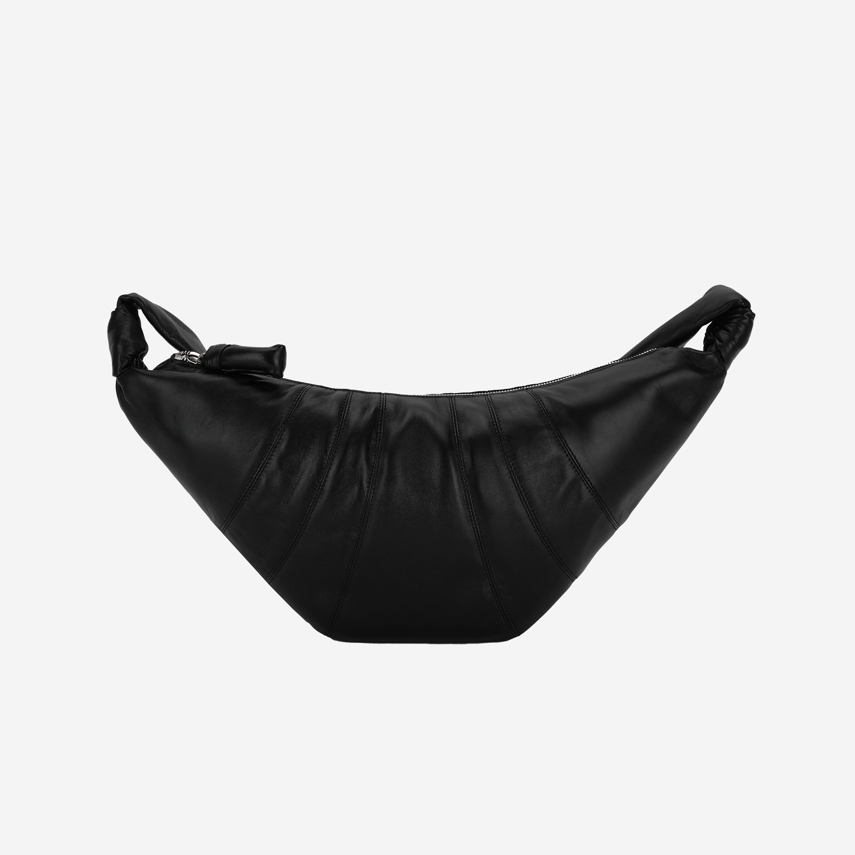 Lemaire Medium Croissant Bag Soft Nappa Leather Black