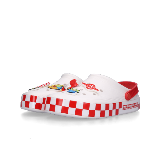 Crocs x Toy Story Pizza Planet Off Court Clog White