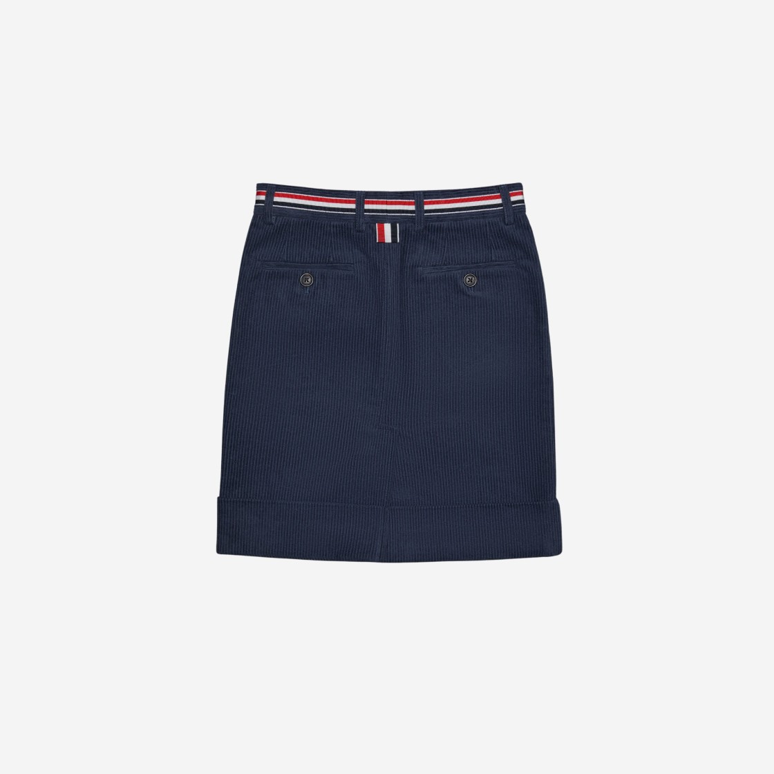 (Kids) Thom Browne Corduroy Beltloop Sack Skirt Navy 상세 이미지 2