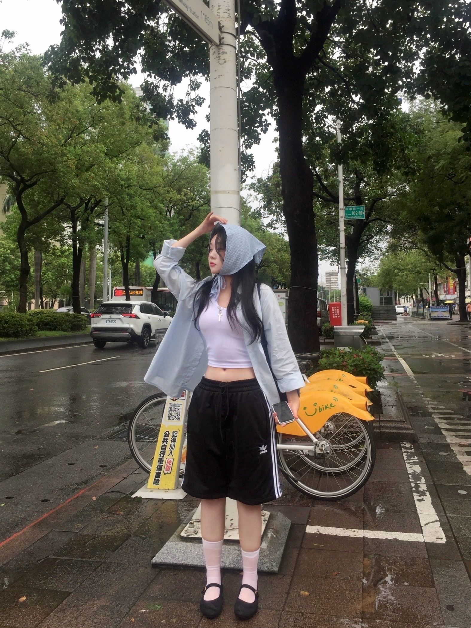 (W) Adidas Firebird Shorts Black - KR Sizing, Nff Key Lock Necklace 착용 스타일