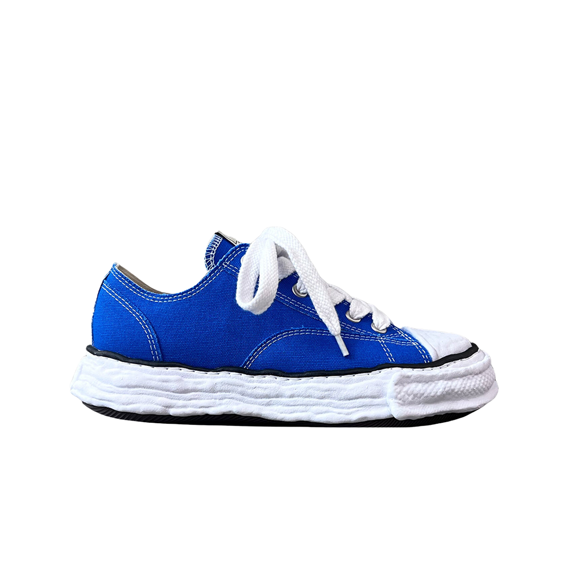 메종 미하라 야스히로 피터슨23 OG 솔 캔버스 로우탑 스니커즈 CL 블루(Maison Mihara Yasuhiro Peterson23 OG Sole Canvas Low-top Sneakers CL Blue)