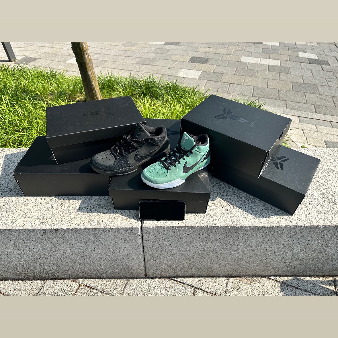 Nike Kobe 4 Protro Girl Dad, Nike Kobe 4 Protro Black University Gold 착용 스타일