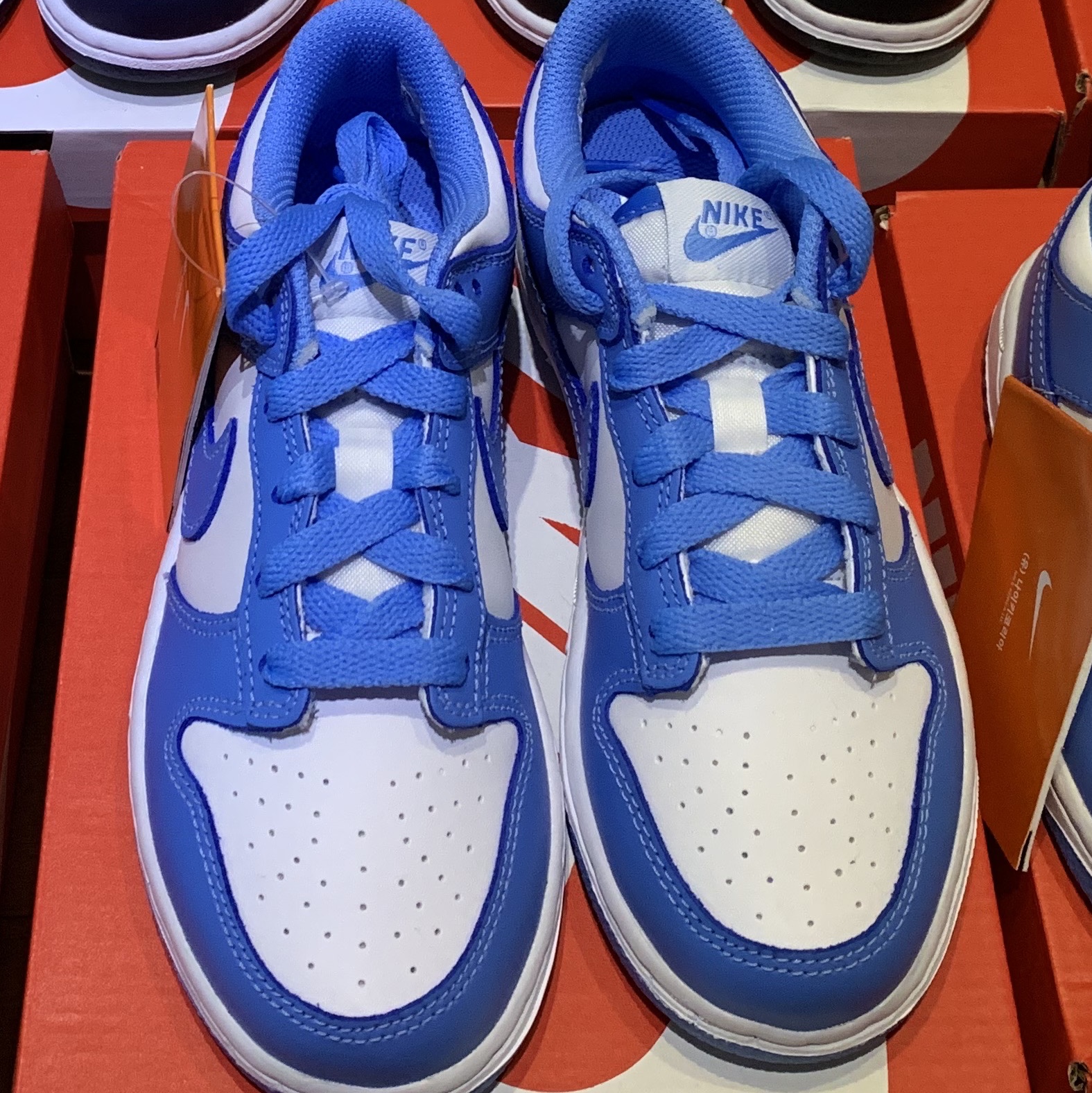 (PS) Nike Dunk Low University Blue 착용 스타일