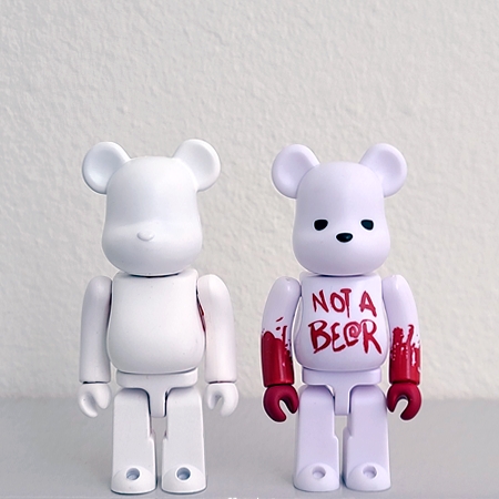 Bearbrick Mari Wonder Girl 400%, Bearbrick Series 15 Sealed Case 100% (24 Blind Boxes) 착용 스타일 - 3