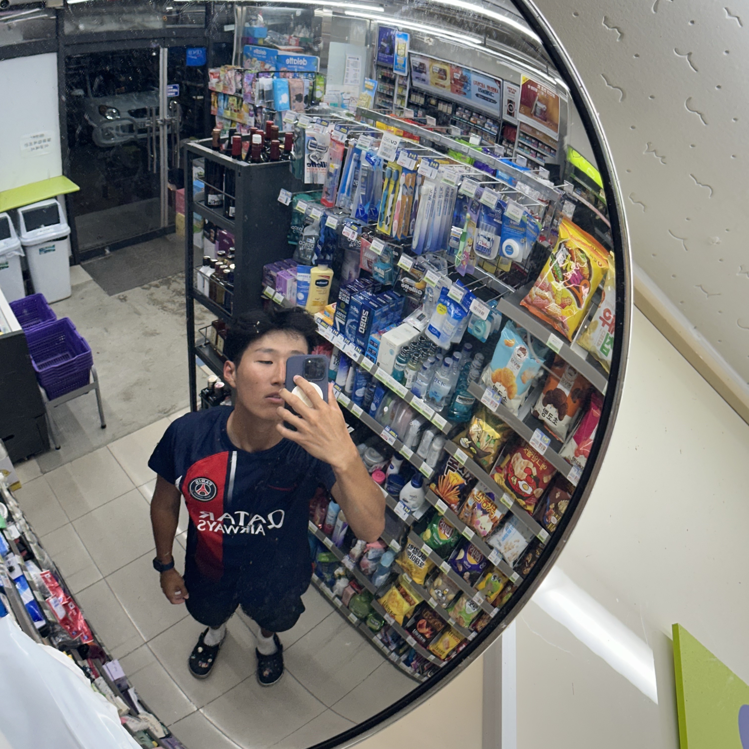 Nike Paris Saint-Germain 2023/24 Dri-Fit Stadium Home Jersey Midnight Navy (Non Marking Ver.) 착용 스타일