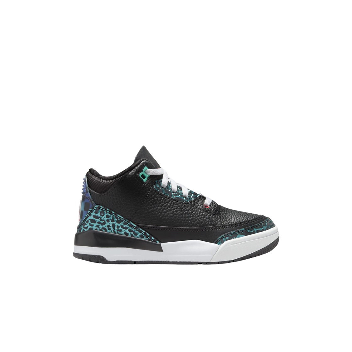 (PS) Jordan 3 Retro Black and Hyper Jade 상세 이미지 1