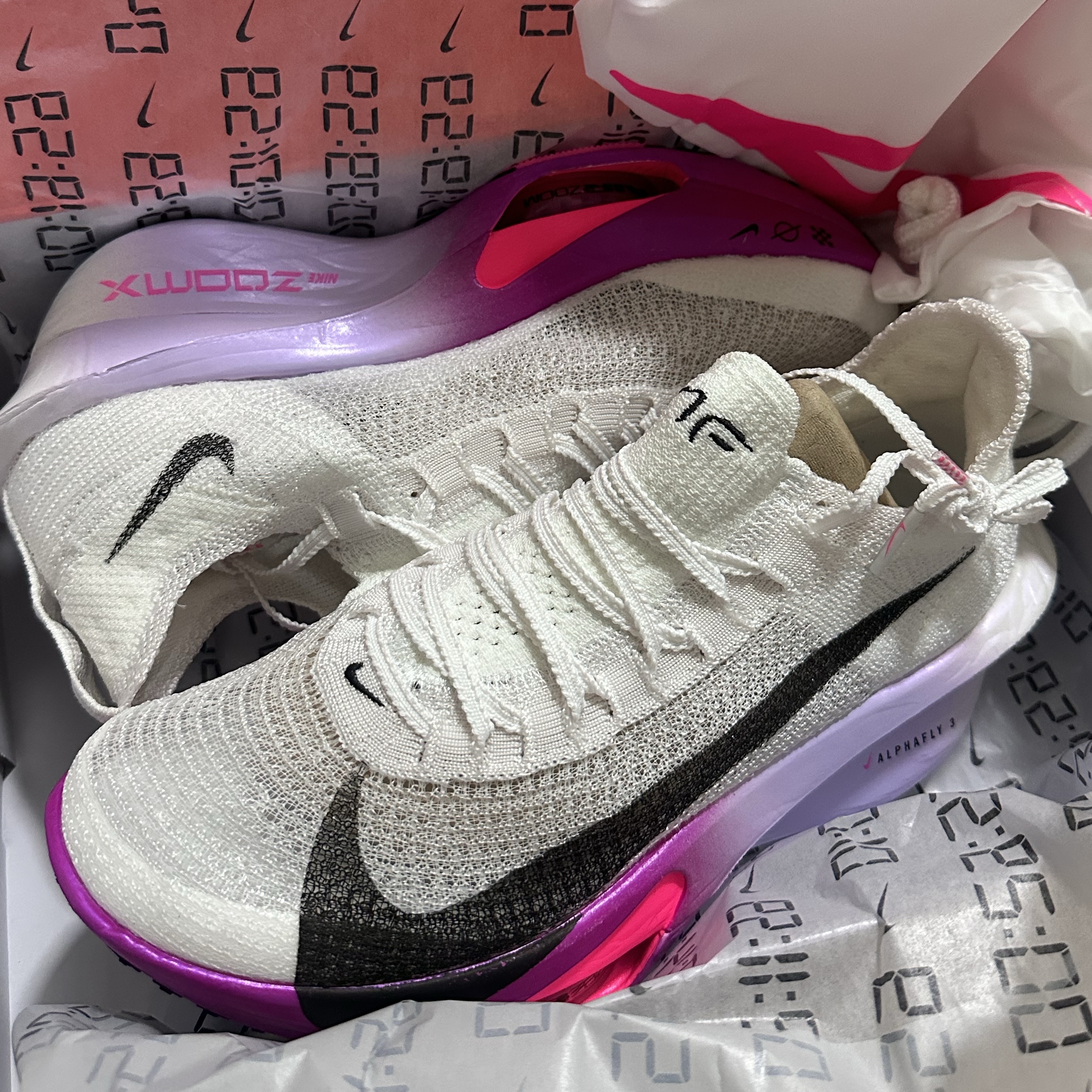 Nike Air Zoom Alphafly Next% 3 Hyper Pink 착용 스타일