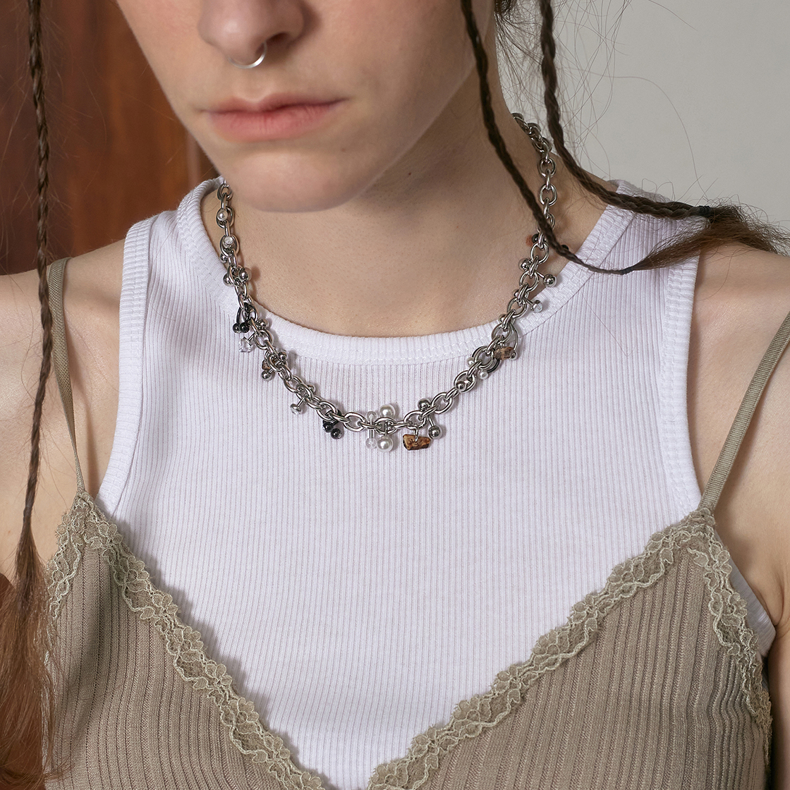 HYPNOTIZE★韓国★人気★男女兼用★PIERCING NECKLACE hypnotize Piercing Necklace | International Store