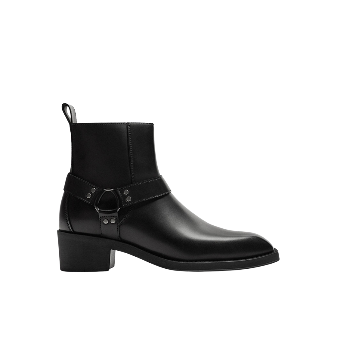 자라 버클 카우보이 부츠 블랙(Zara Buckled Cowboy Boots Black) - 1