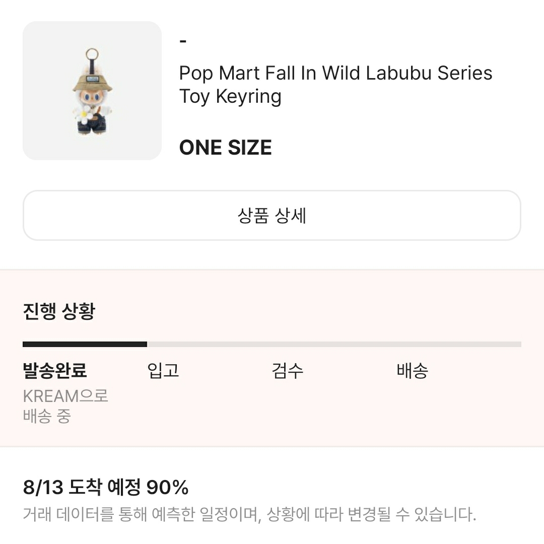 Pop Mart Fall In Wild Labubu Series Toy Keyring 착용 스타일 - 2