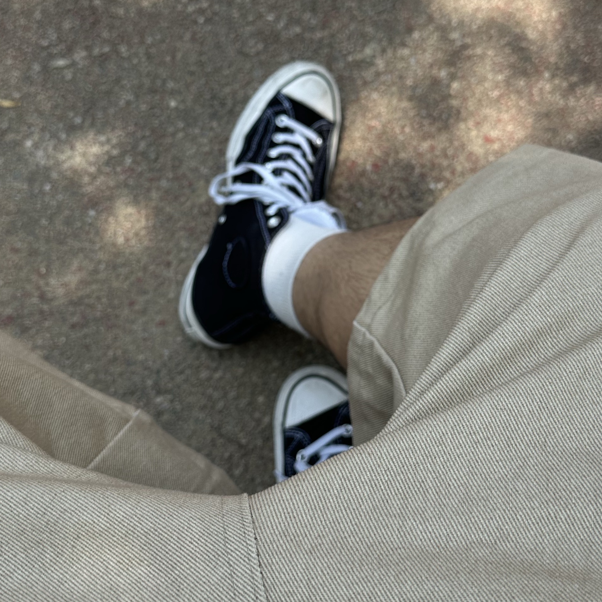 Converse x Stussy Chuck 70 High Black 착용 스타일