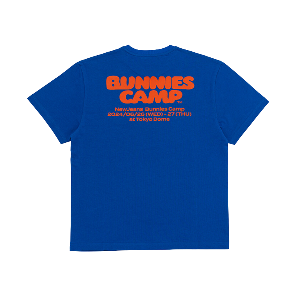 NewJeans Bunnies Camp 2024 Tokyo Dome T-Shirt Blue 상세 이미지 1