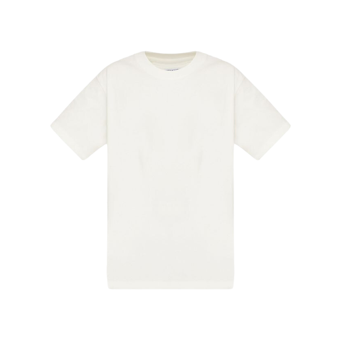 Bottega Veneta Light Cotton Crewneck T-Shirt White 상세 이미지 1