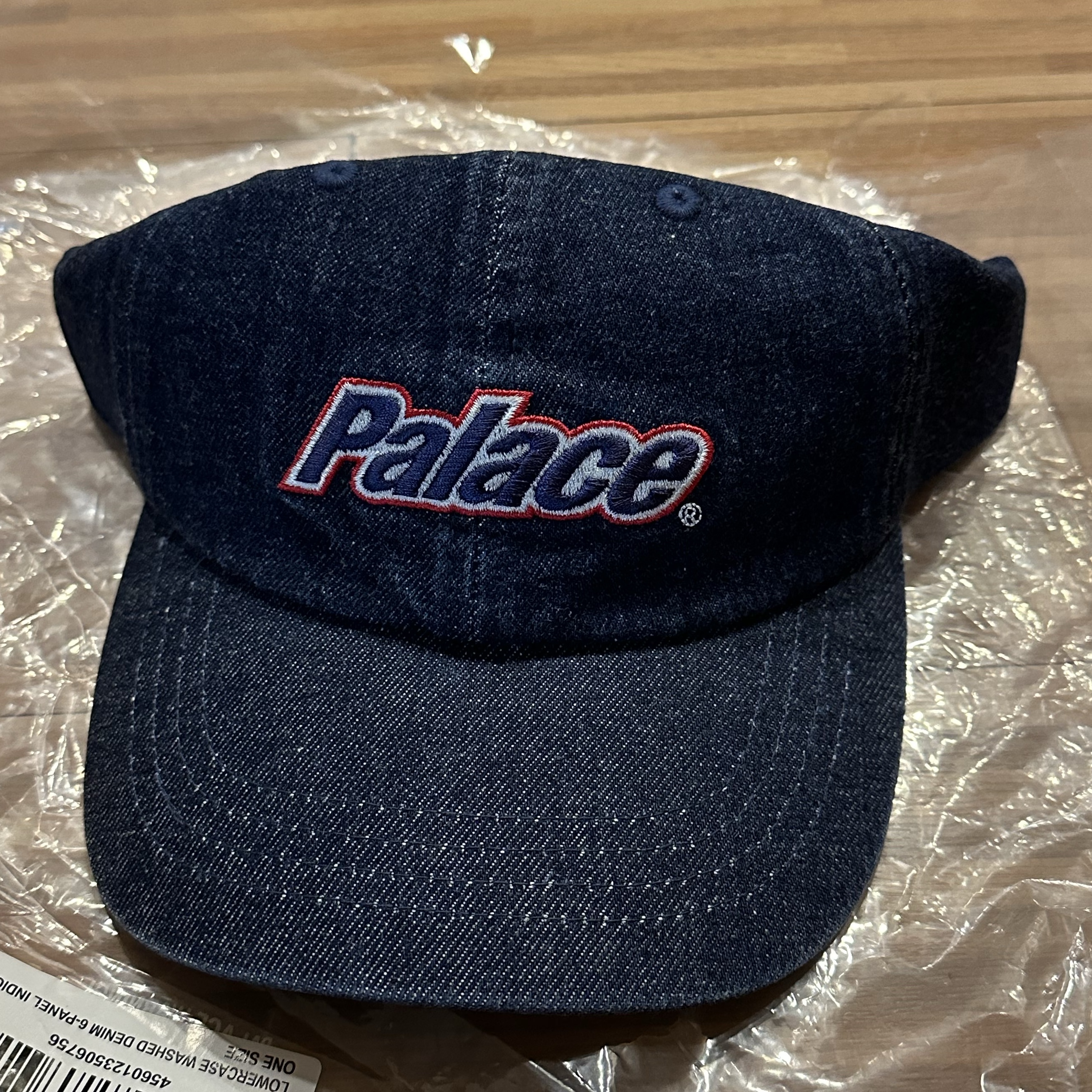 Palace Lowercase Washed Denim 6-Panel Indigo - 23SS 착용 스타일