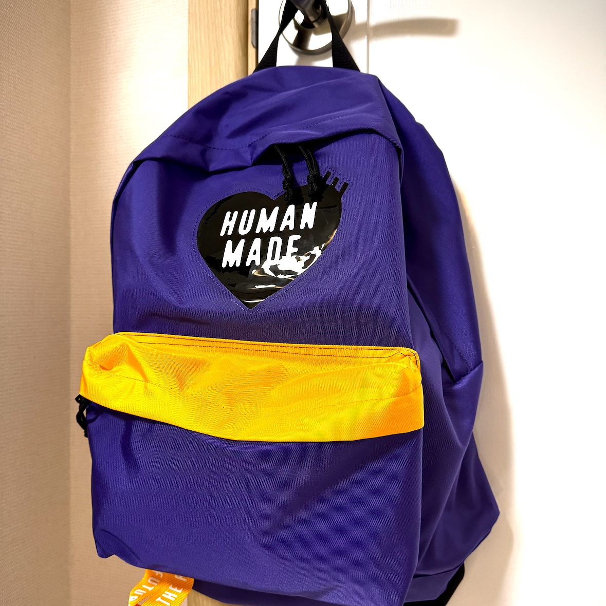 Human Made Backpack Purple 착용 스타일