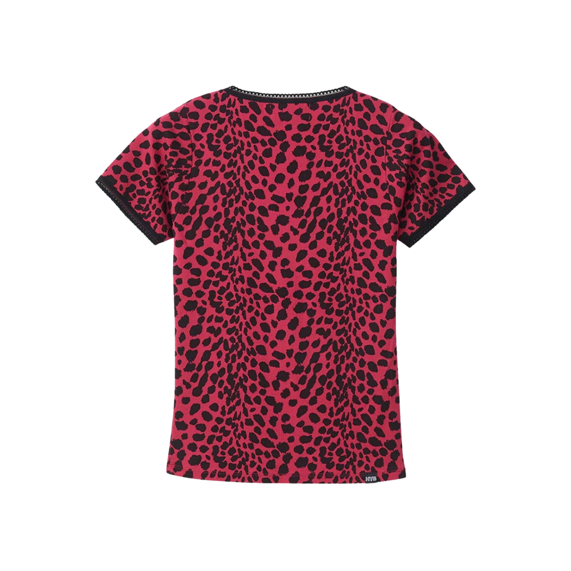 (W) Hysteric Glamour Hysteric's Guitar School Patterned Mini T-Shirt Pink 상세 이미지 2