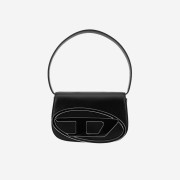 Diesel 1DR Shoulder Bag in Nappa Leather Black