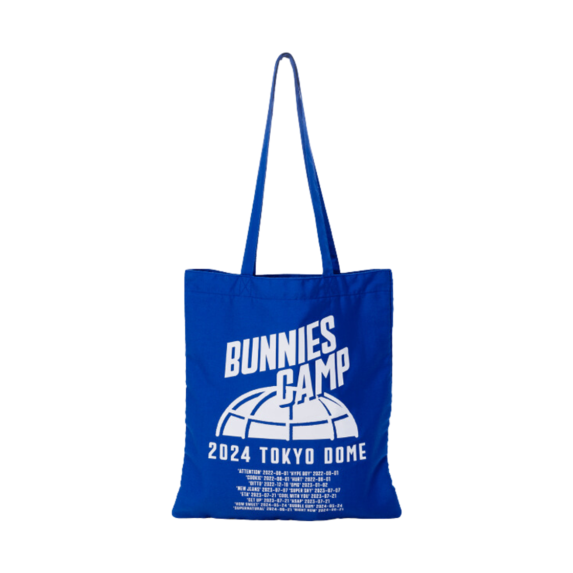 NewJeans Bunnies Camp 2024 Tokyo Dome Tote Bag Blue 상세 이미지 1