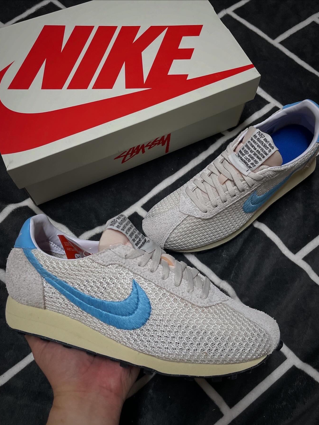 Nike x Stussy LD-1000 SP Phantom Aquarius Blue 착용 스타일 - 2