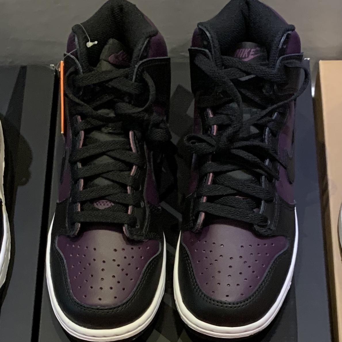 Nike x Fragment Dunk High Black 착용 스타일