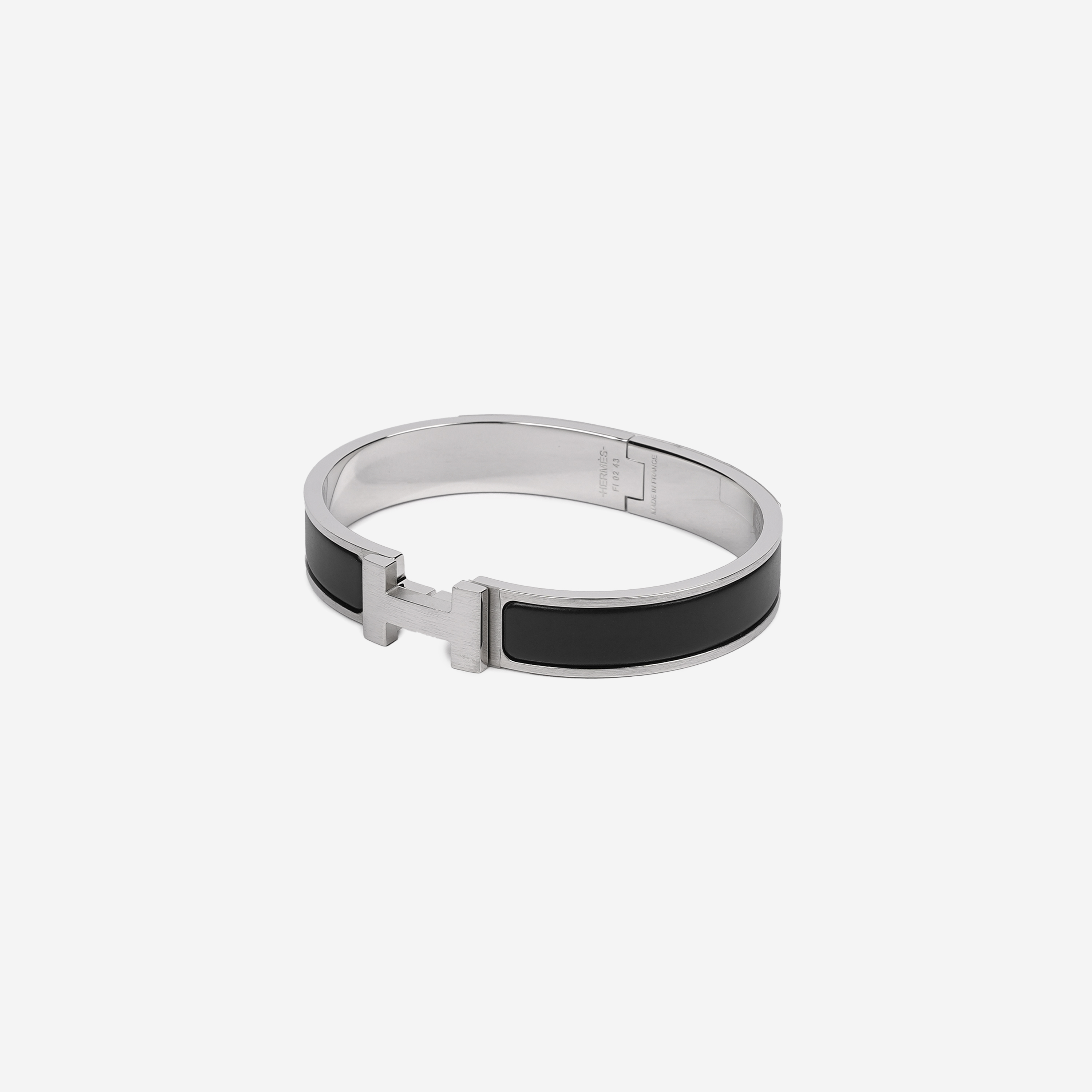 Hermes Clic HH Bracelet Palladium & Noir Mat