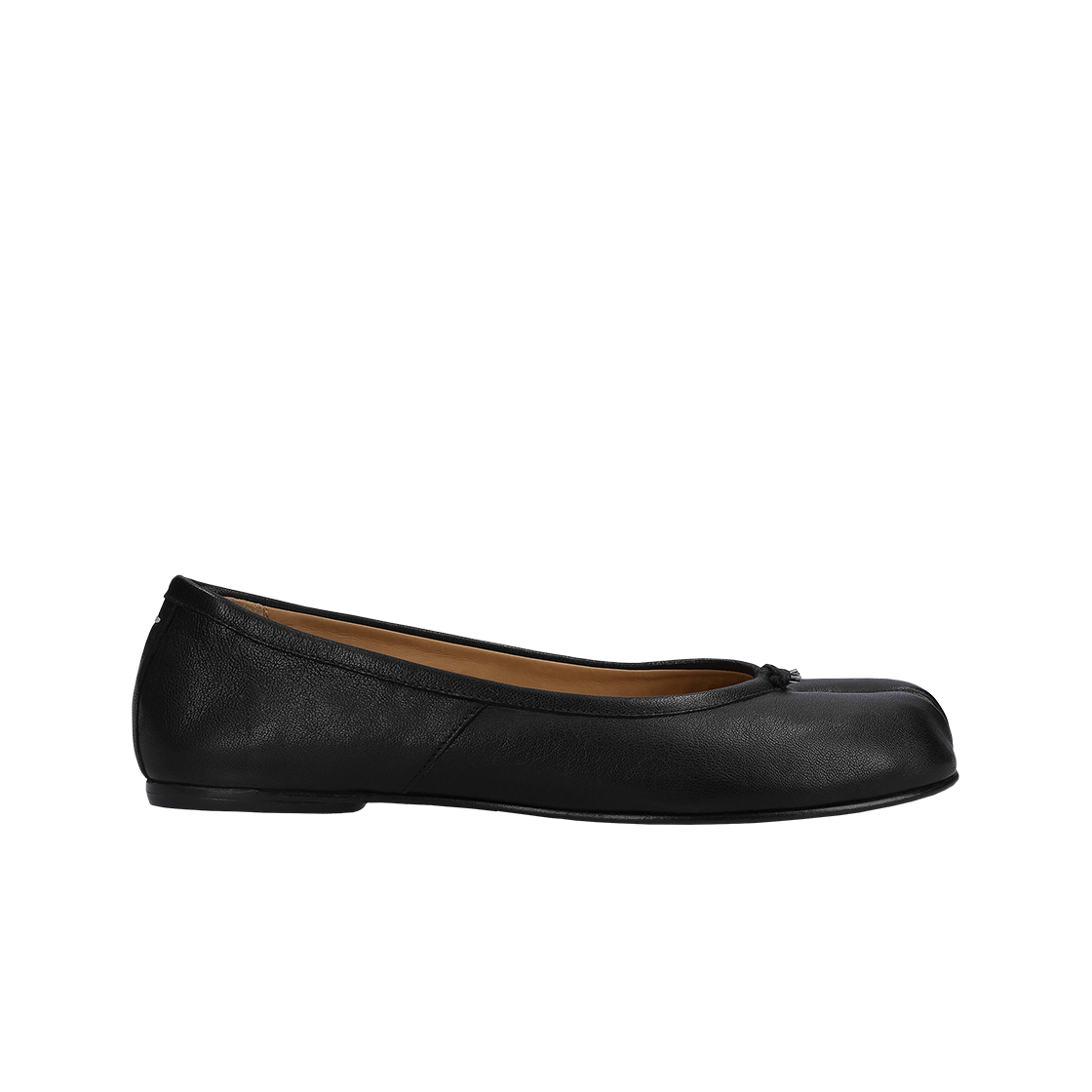 (W) 메종 마르지엘라 타비 발레 플랫 슈즈 블랙((W) Maison Margiela Tabi Ballet Flat Shoes Black)