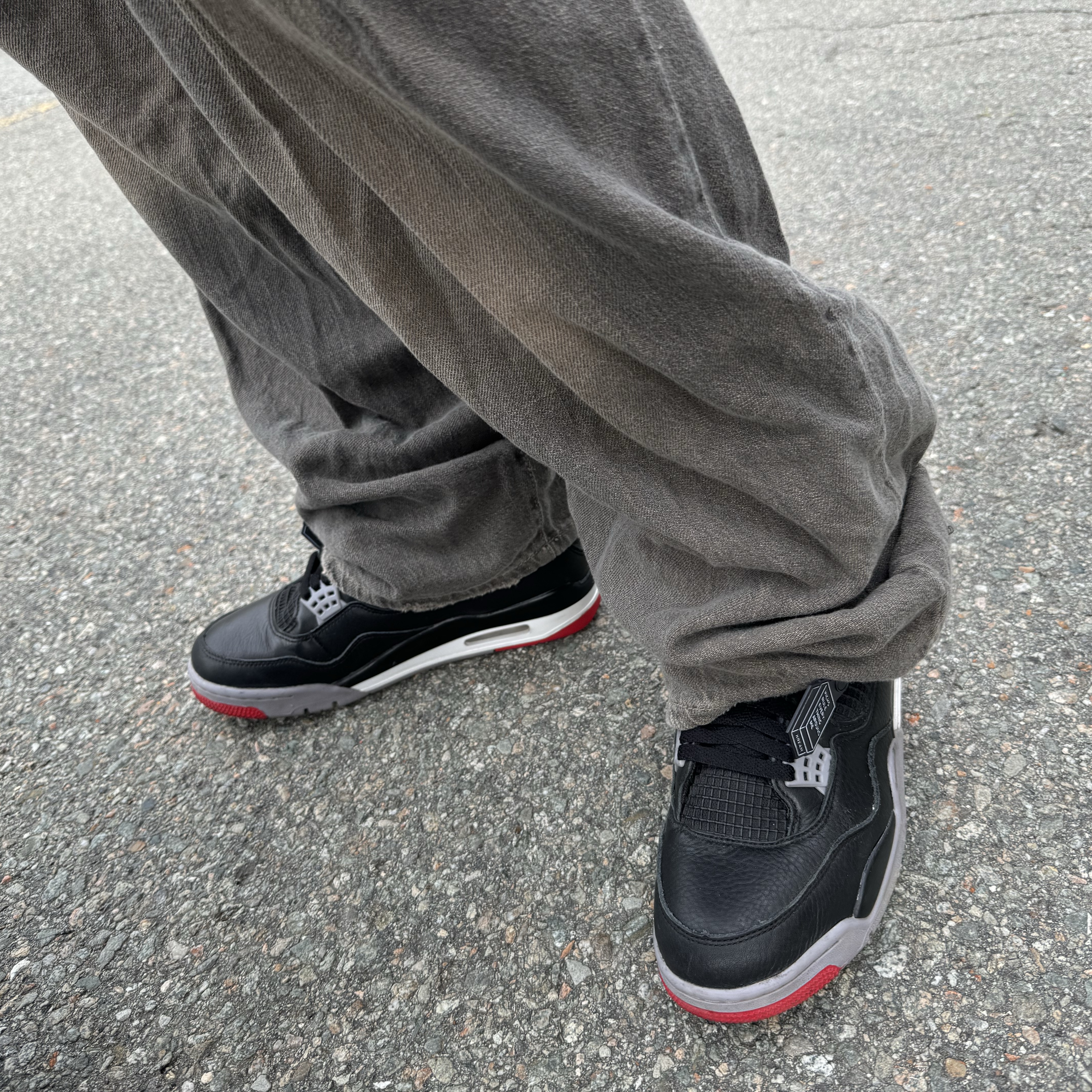 Jordan 4 Retro Bred Reimagined, (W) Jordan 11 Retro Low Pure Violet 착용 스타일 - 2