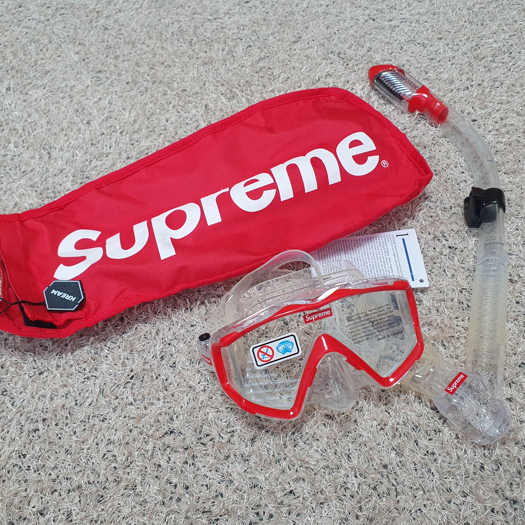 Supreme - 本日発売 Supreme Cressi Snorkel シュノーケル セット 赤 Supreme Cressi Snorkel Set (SS19) - $98